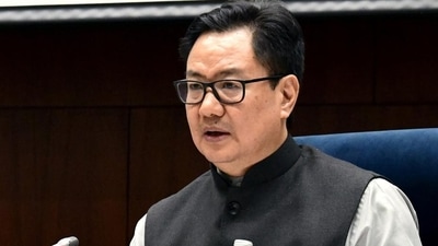 Union law minister Kiren Rijiju. (ANI/File Photo) Union law minister Kiren Rijiju. (ANI/File Photo)