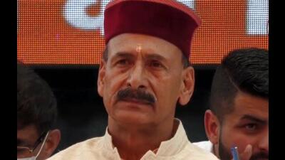 Ravinder Singh Ravi has raised a banner of revolt against within the BJP in Himachal Pradesh. (HT Photo)