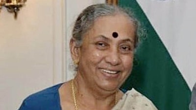 Former governor Margaret Alva faces a tough task as the Opposition’s candidate for the Vice-President’s post with NDA candidate Jagdeep Dhankar enjoying a comfortable majority in the electoral college. (Margaret Alva/ Twitter)
