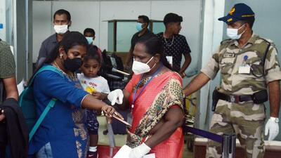 A 40-year old person, who returned from abroad to Kamareddy district in Telangana, has shown symptoms of monkeypox, state health officials said on Sunday.The patient is being shifted to Government Fever Hospital here, they said. (ANI)