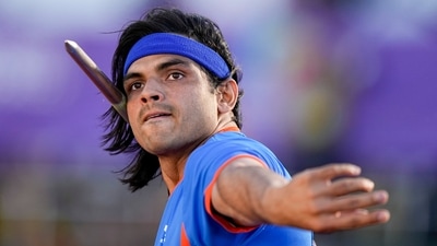 Neeraj Chopra, of India, competes in the men's javelin throw final at the World Athletics Championships on Saturday, July 23, 2022, in Eugene. (AP) Neeraj Chopra, of India, competes in the men's javelin throw final at the World Athletics Championships on Saturday, July 23, 2022, in Eugene. (AP)