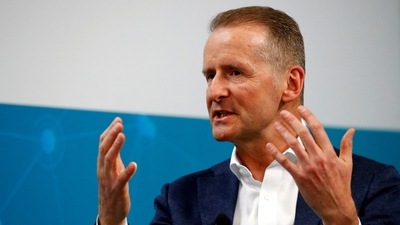 Volkswagen CEO Herbert Diess. (REUTERS)