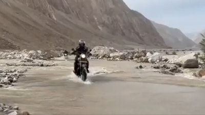 The Indian Army bike rally reached Nubra Valley cruising through the tough terrain of Ladakh. (ANI )
