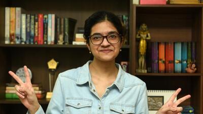 Thane’s 18-year-old Upasana Nandi, a student of Smt Sulochanadevi Singhania School is among 18 students in the country to bag the first rank. (Bachchan Kumar/ HT PHOTO) Thane’s 18-year-old Upasana Nandi, a student of Smt Sulochanadevi Singhania School is among 18 students in the country to bag the first rank. (Bachchan Kumar/ HT PHOTO)