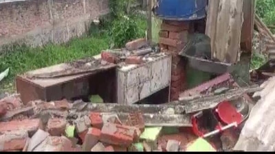 SP Saran Santosh Kumar said said efforts are being made to rescue people trapped under the debris. (ANI)