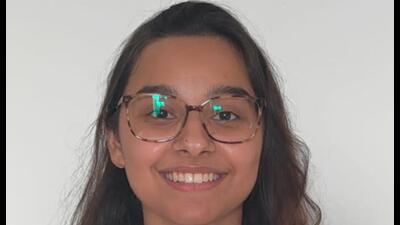 Anandita Mishra, a science student of Scottish High International School, Gurugram, bagged All India Rank 1 with 99.75%. (Sourced)