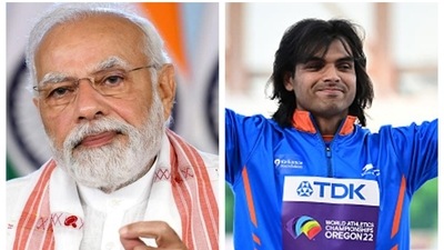 PM Modi congratualtes Neeraj Chopra for winning silver in World Athletics Championships