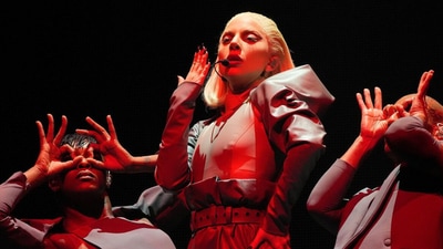Lady Gaga performed at a concert recently. Lady Gaga performed at a concert recently.