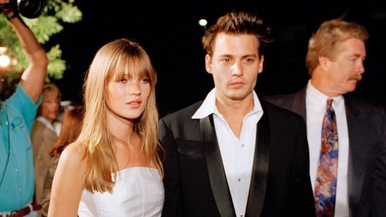 Kate Moss dated Johnny Depp from 1994 to 1998, (AP Photo)(AP)