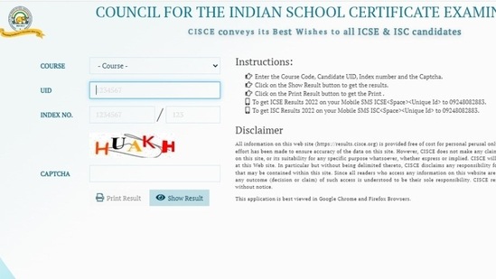 CISCE ISC Result 2022: CISCE Class 12th Result out at cisce.org, link here