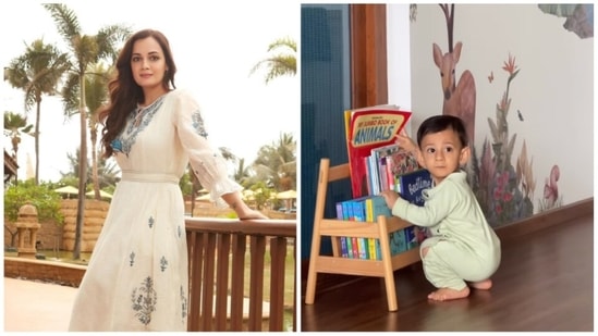 Dia Mirza has shared a video of her son Avyaan playing in his nursery.