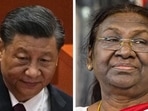 Chinese President Xi Jinping and his Indian counterpart Droupadi Murmu. Chinese President Xi Jinping and his Indian counterpart Droupadi Murmu.