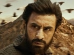 Ranbir Kapoor in a still from Shamshera. Ranbir Kapoor in a still from Shamshera.