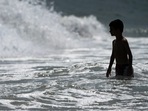 A boy was saved by a drone from drowning in Spain at a beach. (AP Photo/John Minchillo) A boy was saved by a drone from drowning in Spain at a beach. (AP Photo/John Minchillo)