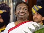 India's 15th President Droupadi Murmu during her oath ceremony in the Central Hall of Parliament, in New Delhi, Monday, July 25, 2022. (PTI Photo/Kamal Kishore) India's 15th President Droupadi Murmu during her oath ceremony in the Central Hall of Parliament, in New Delhi, Monday, July 25, 2022. (PTI Photo/Kamal Kishore)