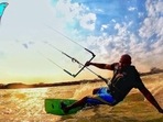 Kiteboarder Arjun Motha Kiteboarder Arjun Motha
