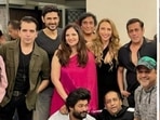 Salman Khan and others at Iulia Vantur's birthday party on Sunday. Salman Khan and others at Iulia Vantur's birthday party on Sunday.