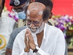 Rajinikanth got honoured by the IT Dept.(PTI) Rajinikanth got honoured by the IT Dept.(PTI)
