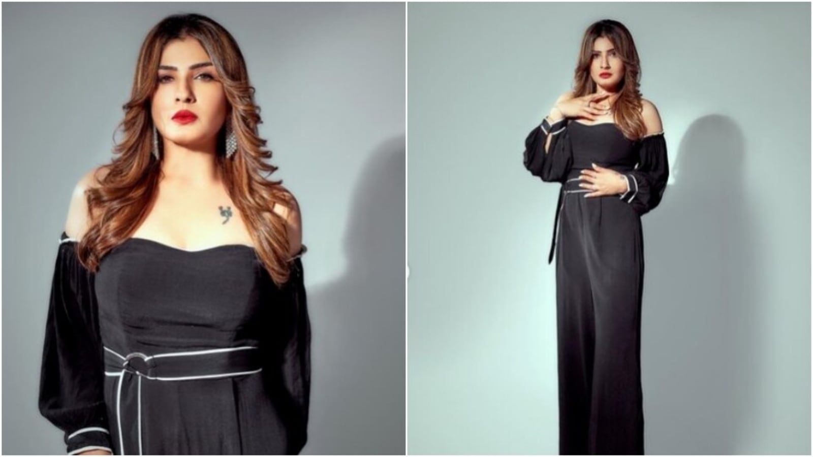 Raveena Tandons Corset Jumpsuit Is Perfect For A Weekend Night Out 