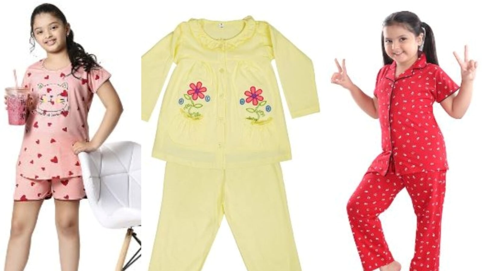 Kids Hosiery Girls Night Suit, Size: XL at Rs 440/piece in Delhi | ID:  2850866205733