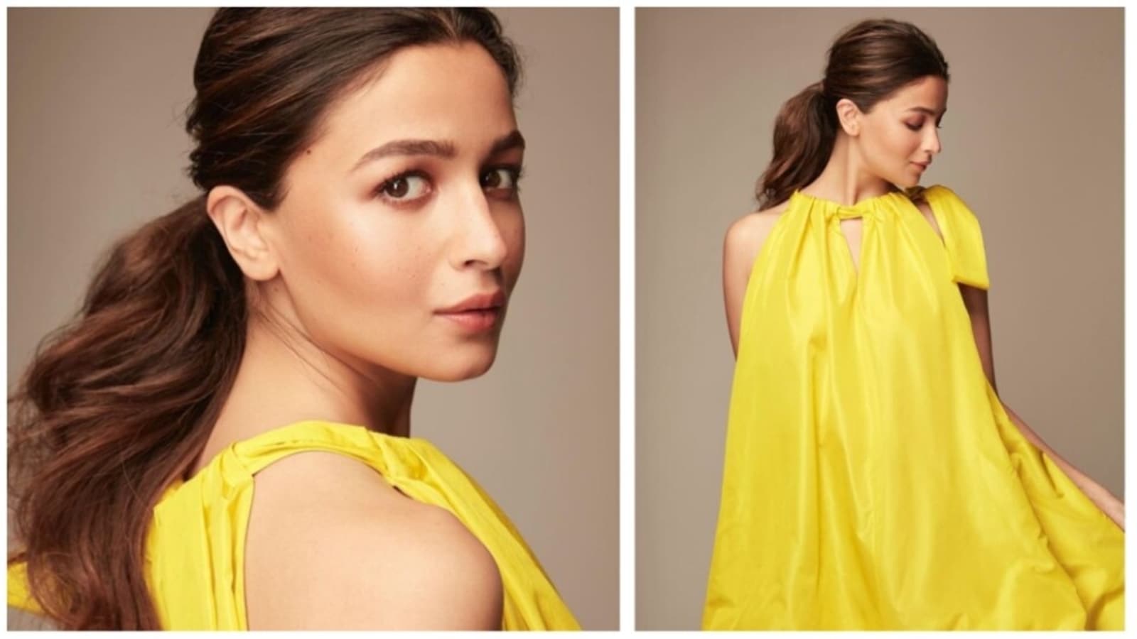 Alia Bhatt hides baby bump under her big yellow dress at Darlings trailer launch Bollywood Hindustan Times