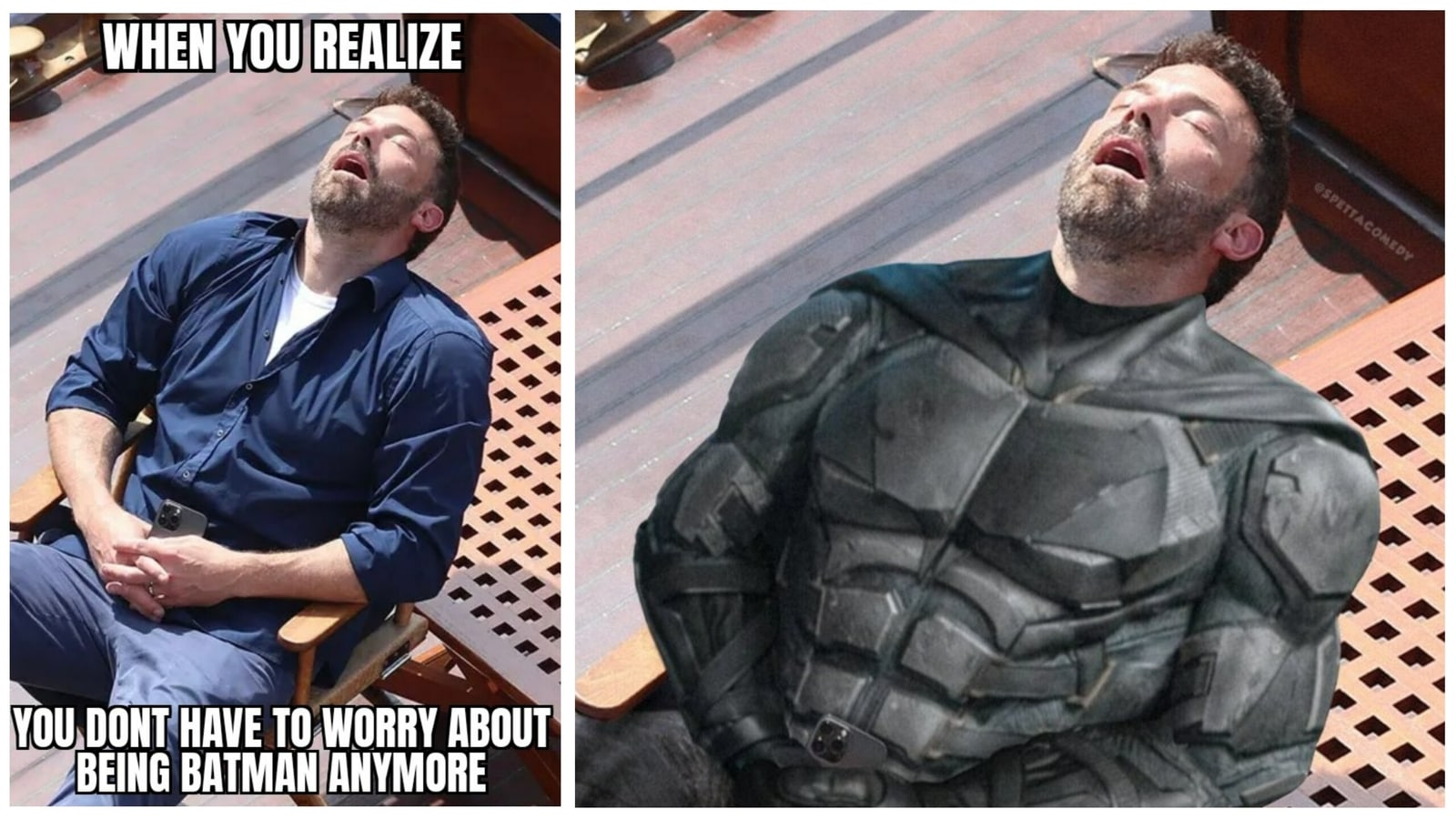 Ben Affleck Takes A Nap On Honeymoon With Jennifer Lopez Becomes A Meme He Have To Worry