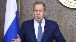 Russian Foreign Minister Sergey Lavrov.