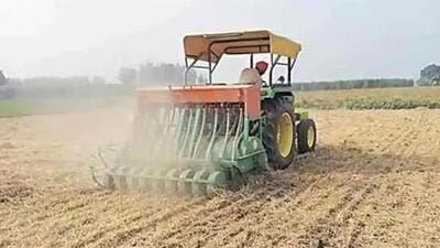 Farmers of Yamunanagar, Karnal, Kurukshetra districts of north Haryana showed interest in the tractor operated rotary weeder machine and pneumatic planter for sowing kharif crops. (HT file photo) Farmers of Yamunanagar, Karnal, Kurukshetra districts of north Haryana showed interest in the tractor operated rotary weeder machine and pneumatic planter for sowing kharif crops. (HT file photo)
