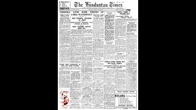 HT This Day: July 26, 1946 -- Undersea atom bomb throws up 2-mile waterspout