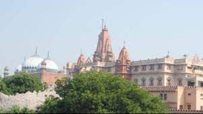 Sri Krishna Janambhoomi and Shahi Eidgah Mosque in Mathura (HT FILE PHOTO) Sri Krishna Janambhoomi and Shahi Eidgah Mosque in Mathura (HT FILE PHOTO)