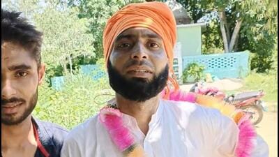 The two men, Mohd Kamal Ahmad and Mohd Adeeb, wore saffron scarves during the attacks on the three mazar (shrines) in an attempt to spread communal harmony. (Photo/UP Police) The two men, Mohd Kamal Ahmad and Mohd Adeeb, wore saffron scarves during the attacks on the three mazar (shrines) in an attempt to spread communal harmony. (Photo/UP Police)