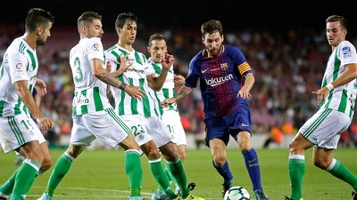 Lionel Messi in action for former club Barcelona. (AP) Lionel Messi in action for former club Barcelona. (AP)