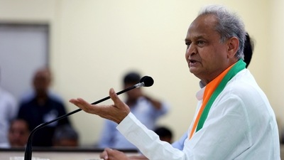 File photo of Rajasthan Chief Minister Ashok Gehlot. (Ayush Sharma) File photo of Rajasthan Chief Minister Ashok Gehlot. (Ayush Sharma)