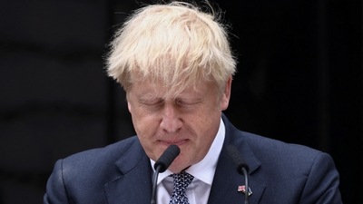 Boris Johnson makes a statement at Downing Street in London, Britain. (REUTERS file image)