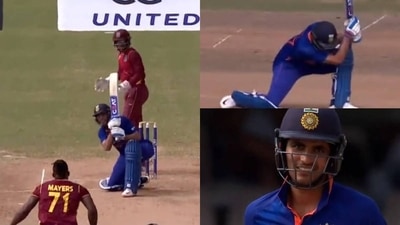 Shubman Gill's 'Dilscoop' goes horribly wrong Shubman Gill's 'Dilscoop' goes horribly wrong