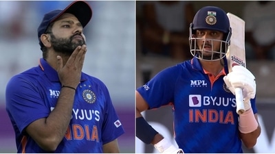 Rohit Sharma and Axar Patel (AP | Twitter) Rohit Sharma and Axar Patel (AP | Twitter)
