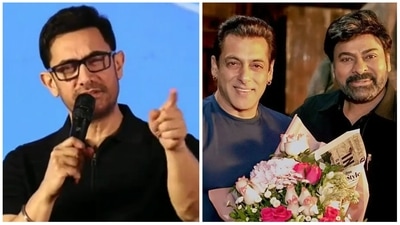 Aamir Khan had a question for Chiranjeevi about his film, Godfather. Aamir Khan had a question for Chiranjeevi about his film, Godfather. 