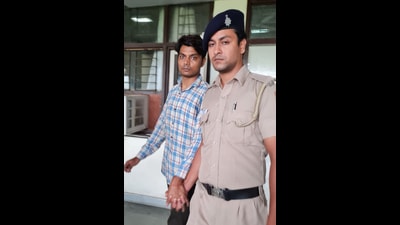 The convict, Farhanuzz Zama, used to work as a masseur at Hotel Lalit, IT Park, Chandigarh, in December 2018, when he had sexually assaulted the British woman while providing her a massage at the hotel. (HT Photo) The convict, Farhanuzz Zama, used to work as a masseur at Hotel Lalit, IT Park, Chandigarh, in December 2018, when he had sexually assaulted the British woman while providing her a massage at the hotel. (HT Photo)