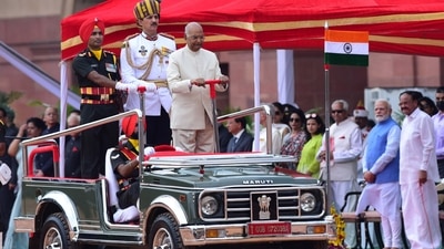 Ram Nath Kovind, India's 14th president, was left Rashtrapati Bhavan as Droupadi Murmu became the new President of India. (Twitter/@ramnathkovind) Ram Nath Kovind, India's 14th president, was left Rashtrapati Bhavan as Droupadi Murmu became the new President of India. (Twitter/@ramnathkovind)