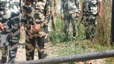 A BSF sub-inspector was found dead at Jammu’s Kanachak border post . (HT File)