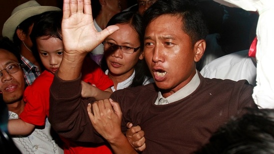 A file photo of Kyaw Min Yu, a pro-democracy activist who was executed.(AP)