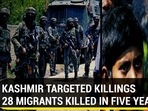 KASHMIR TARGETED KILLINGS 28 MIGRANTS KILLED IN FIVE YEARS KASHMIR TARGETED KILLINGS 28 MIGRANTS KILLED IN FIVE YEARS