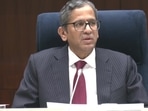 Chief Justice NV Ramana addressed an event on Tuesday. (ANI)&nbsp;