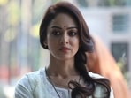 Sandeepa Dhar in a still from SonyLiv's new show Dr Arora. Sandeepa Dhar in a still from SonyLiv's new show Dr Arora.