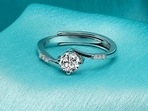 Silver rings for girls look pretty and are a cool fashion accessory.&nbsp;