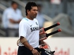 Even the great Sachin Tendulkar had his nervy moments. (Getty) Even the great Sachin Tendulkar had his nervy moments. (Getty)