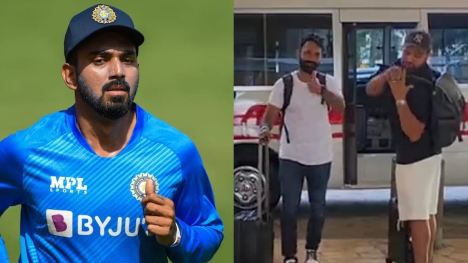 KL Rahul missing in BCCI's post of Rohit and co joining Team IND in ...