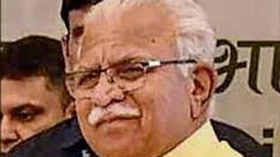 Speaking during a meeting with Israeli delegates, the Haryana CM said, “Haryana and Israel should work together to deal with the issue of the depleting water table and water scarcity.”  (HT Photo)