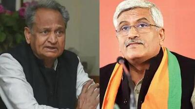 Gajendra Singh Shekhawat’s (right) comment came a day after Ashok Gehlot (left) took a jibe at him over the ERCP issue. Gajendra Singh Shekhawat’s (right) comment came a day after Ashok Gehlot (left) took a jibe at him over the ERCP issue.