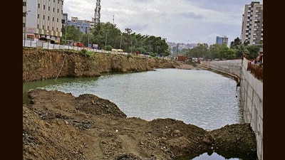 The width of the proposed Katraj-Kondhwa road will now be 50 metres. (Ravindra Joshi/HT PHOTO)